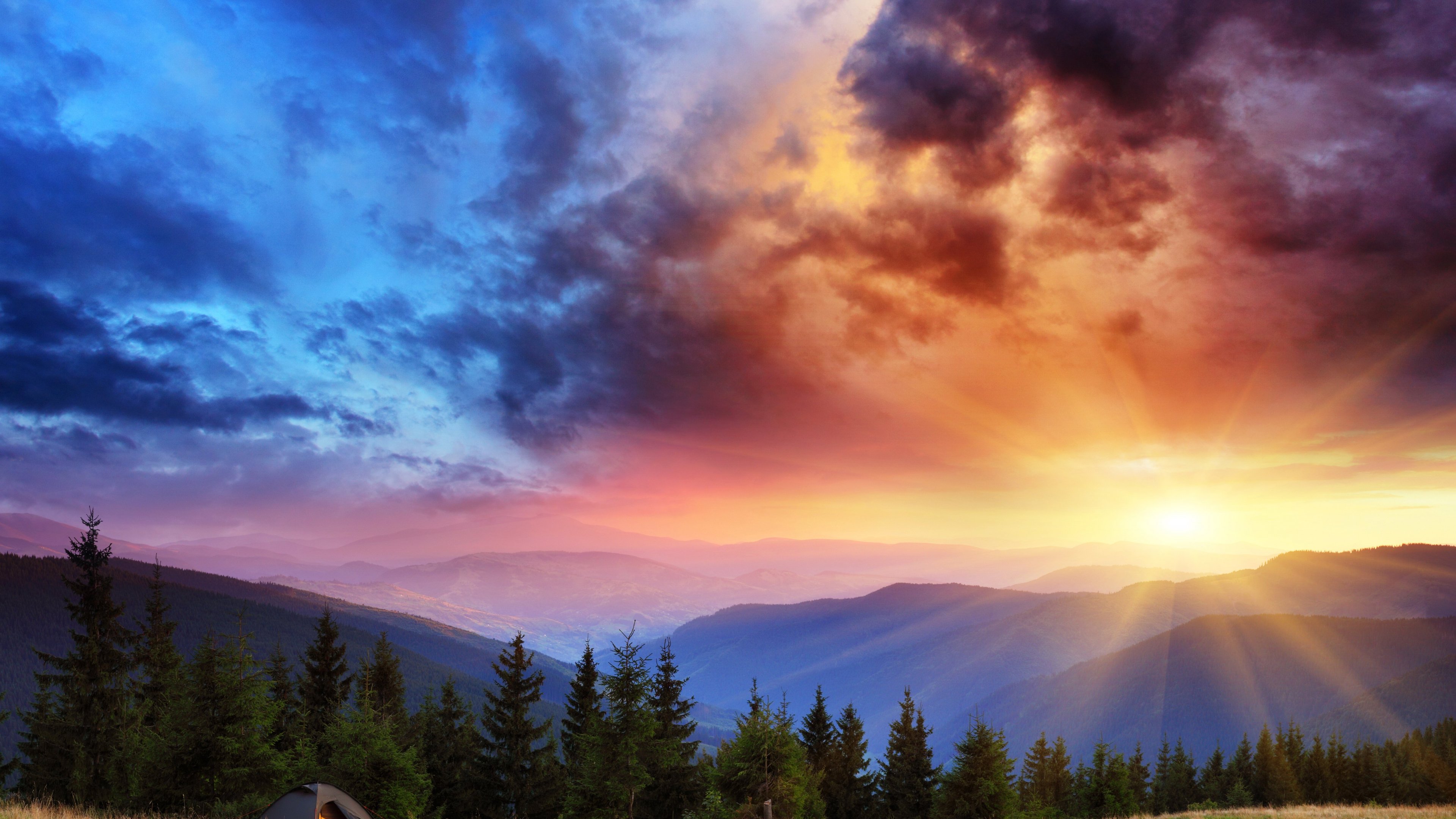 Nature Sunrise 4K Ultra Hd Wallpaper