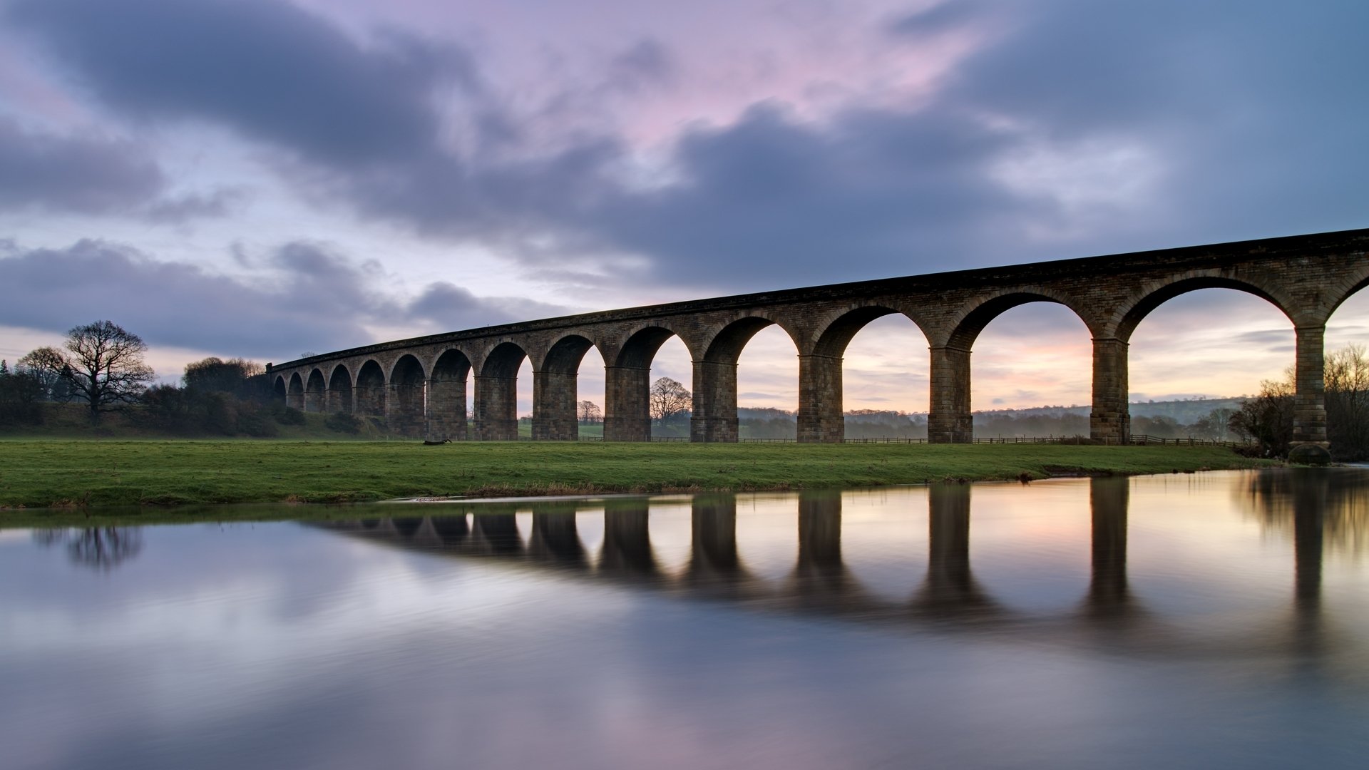 Download Man Made Arthington Viaduct HD Wallpaper