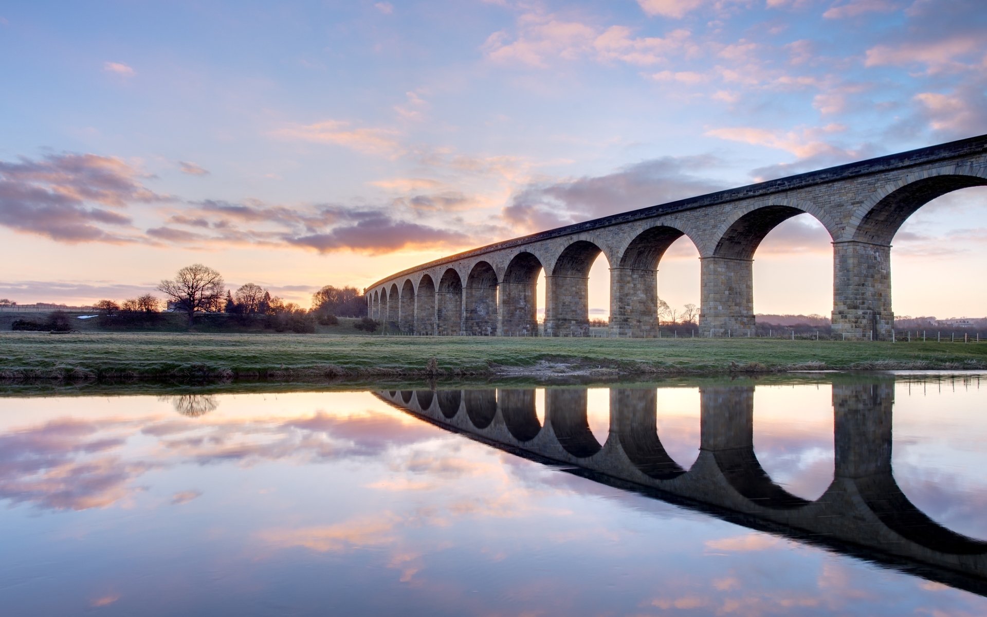 Download Man Made Arthington Viaduct HD Wallpaper
