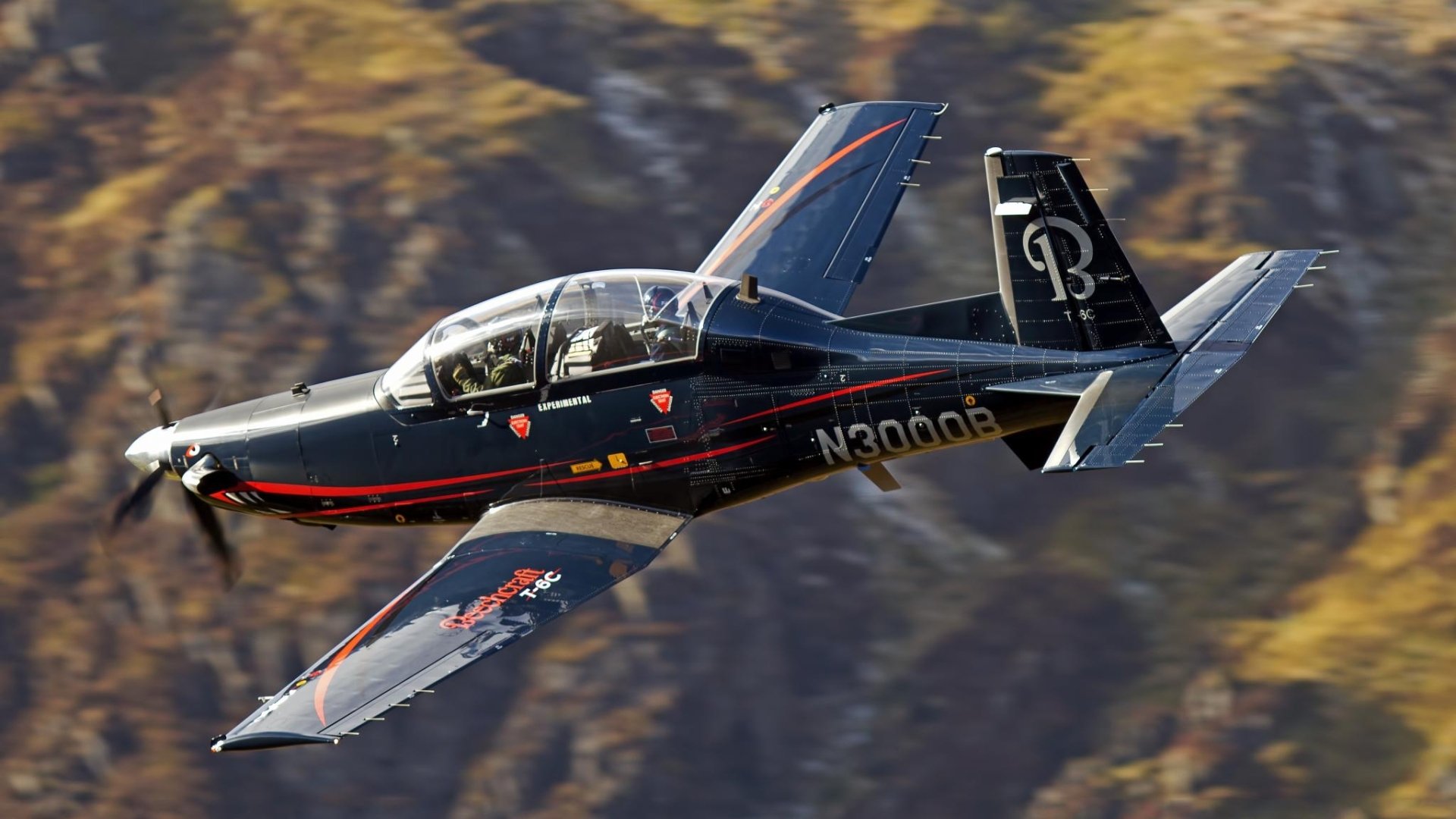 Beechcraft T-6 Texan Ii Full HD Wallpaper and Background Image