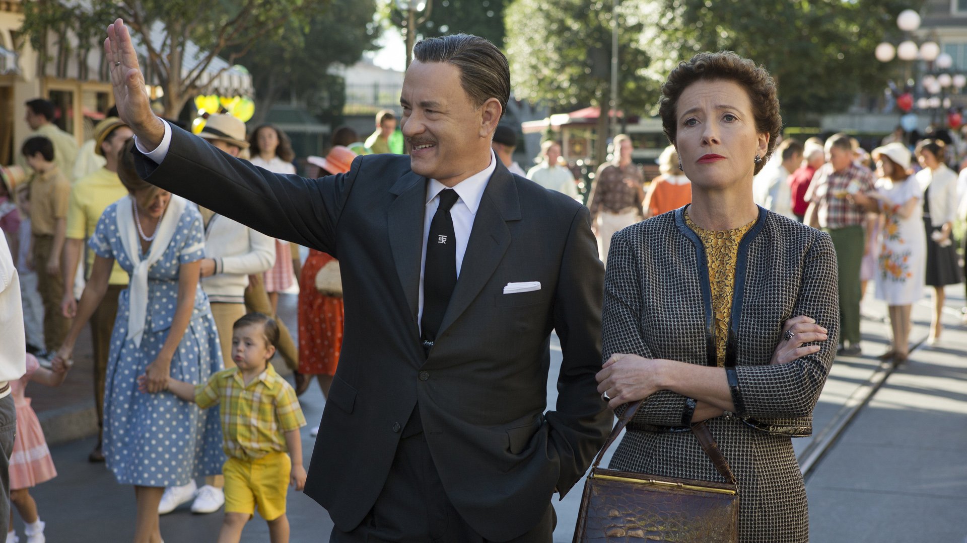 Download Tom Hanks Emma Thompson Movie Saving Mr. Banks HD Wallpaper