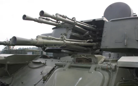 military ZSU-23-4 HD Desktop Wallpaper | Background Image