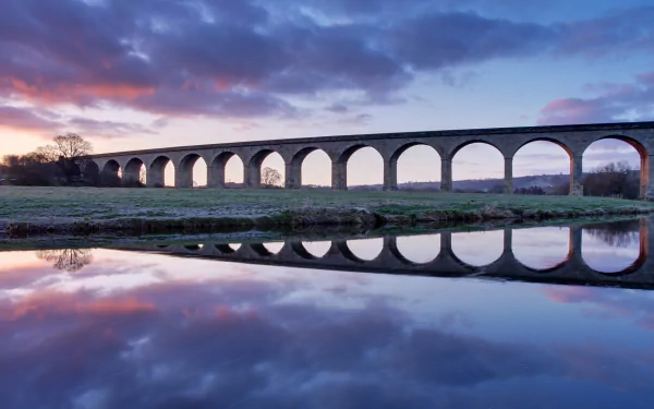 man made Arthington Viaduct HD Desktop Wallpaper | Background Image
