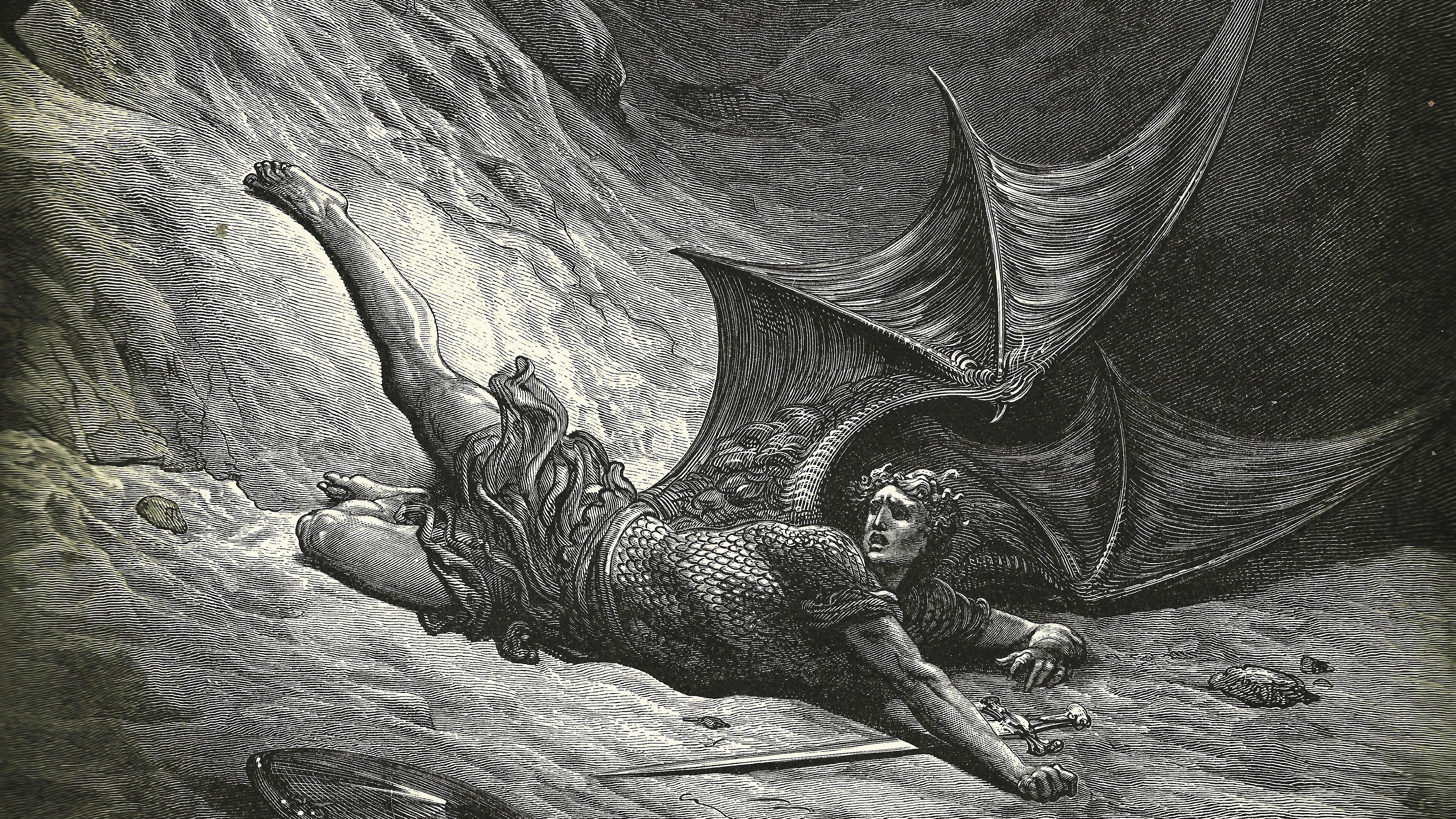 Fallen Angel by Gustave Doré. 
