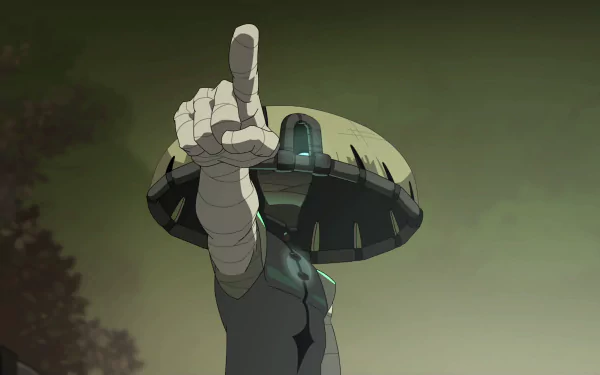 An HD PC desktop wallpaper featuring Nox from Wakfu, showcasing his distinctive design and dramatic pose against a moody background.