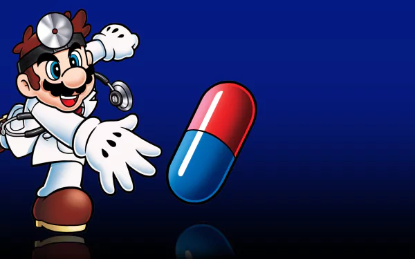 video game Dr. Mario HD Desktop Wallpaper | Background Image