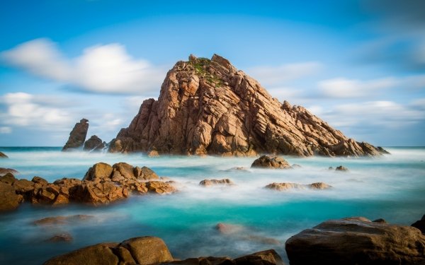 Nature Rock Sea HD Wallpaper | Background Image