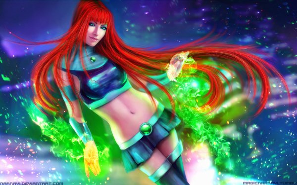 TV Show Teen Titans Starfire HD Wallpaper | Background Image
