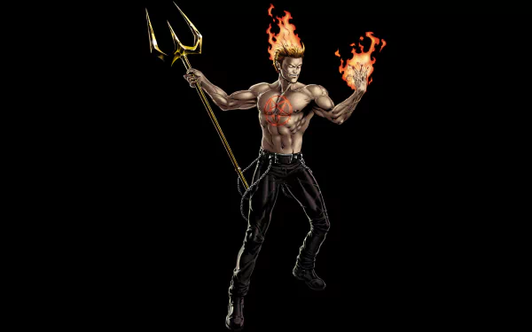 Comic Daimon Hellstrom HD Desktop Wallpaper | Background Image