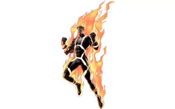 Comic Human Torch (Marvel Comics) HD Desktop Wallpaper | Background Image