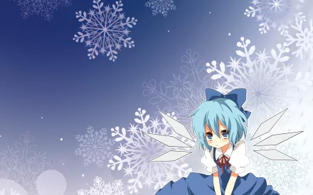 Cirno (Touhou) Anime Touhou HD Desktop Wallpaper | Background Image