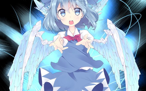 Anime Touhou Cirno HD Wallpaper | Background Image
