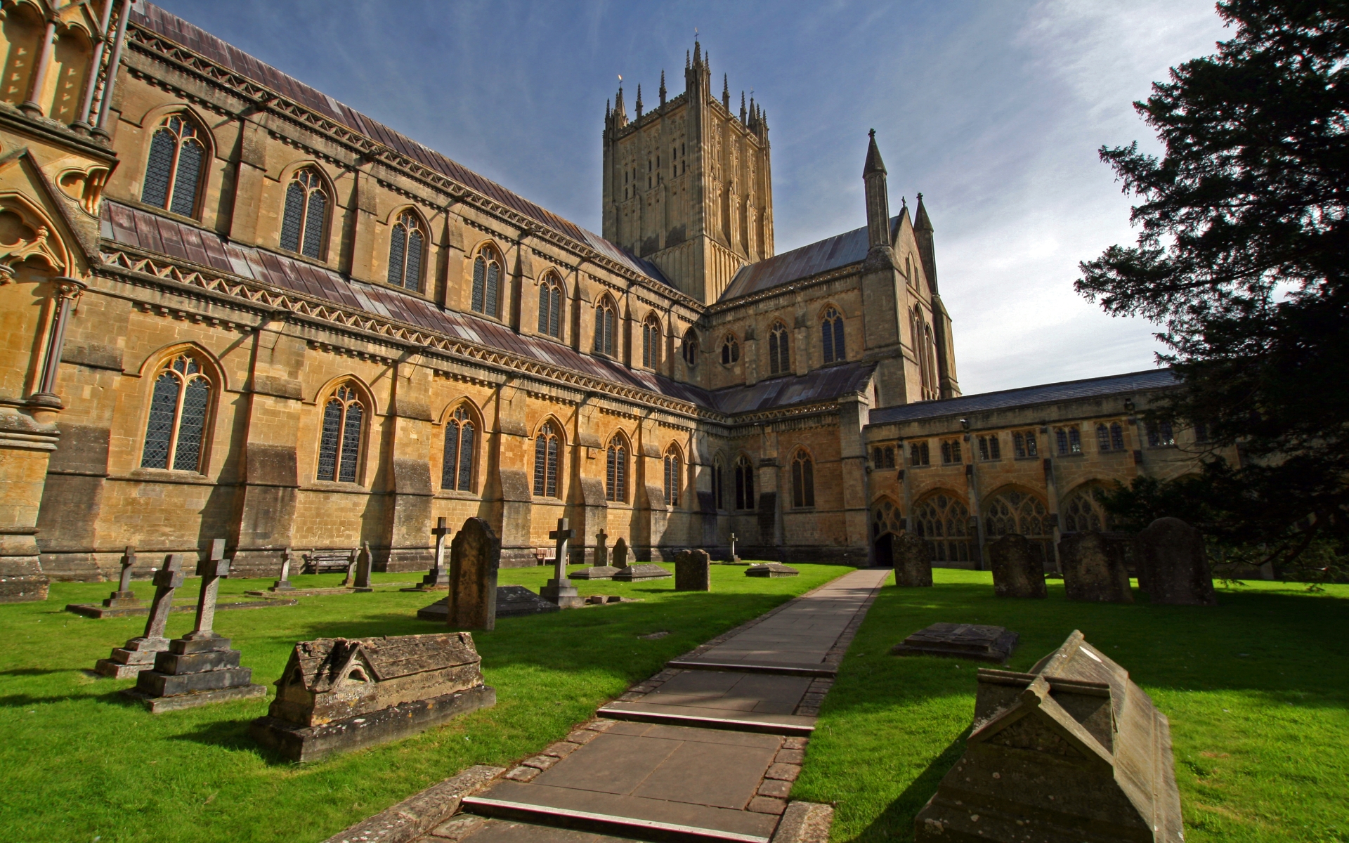 Religious Wells Cathedral HD Wallpaper | Background Image
