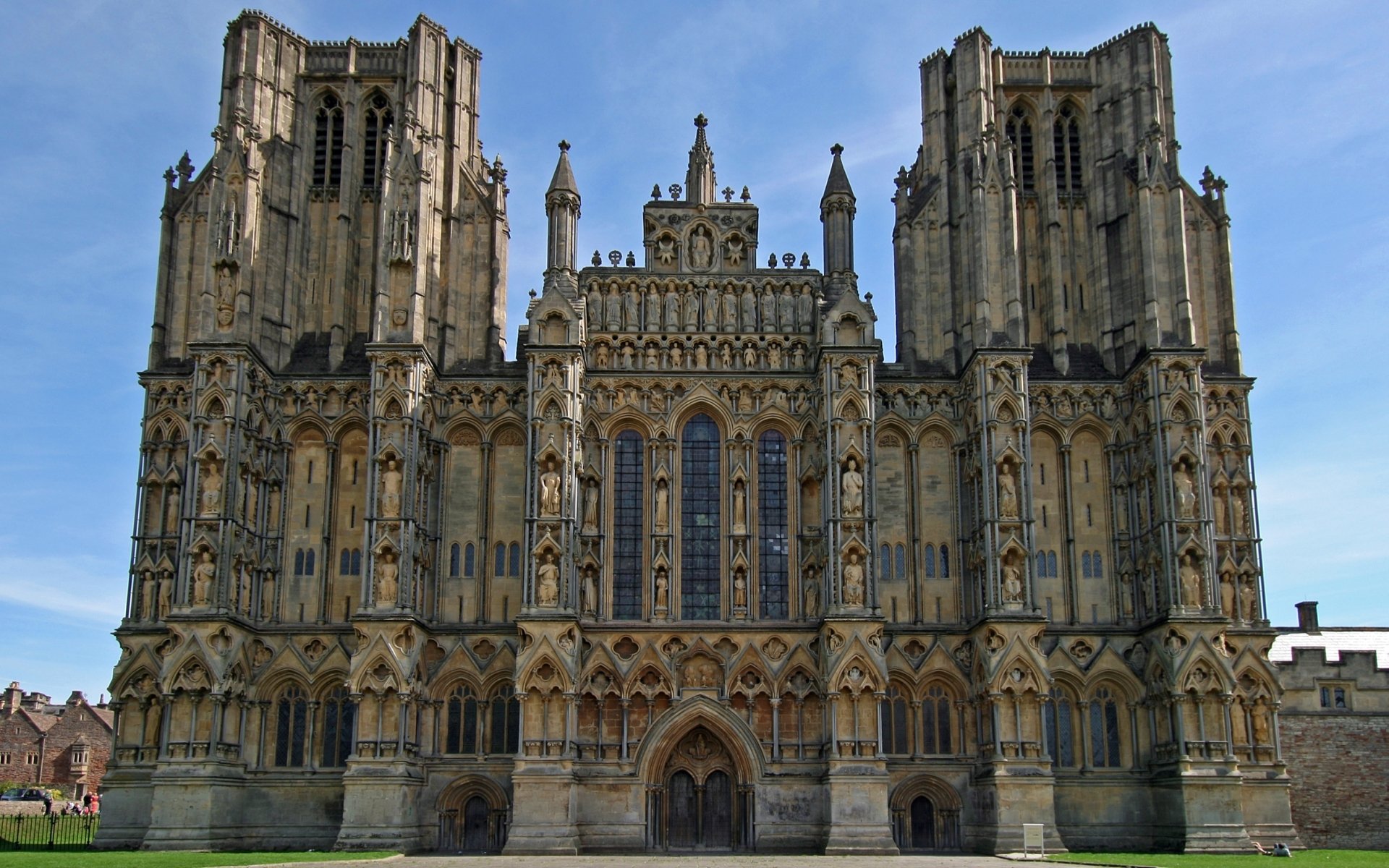 Download Religious Wells Cathedral HD Wallpaper