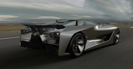 dark vehicle Nissan Concept HD Desktop Wallpaper | Background Image