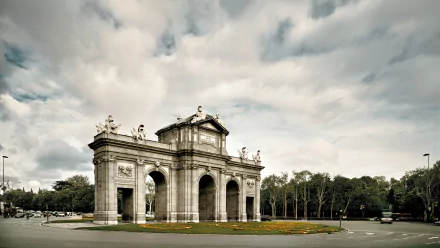 man made Puerta de Alcalá HD Desktop Wallpaper | Background Image