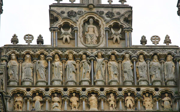 religious Wells Cathedral HD Desktop Wallpaper | Background Image