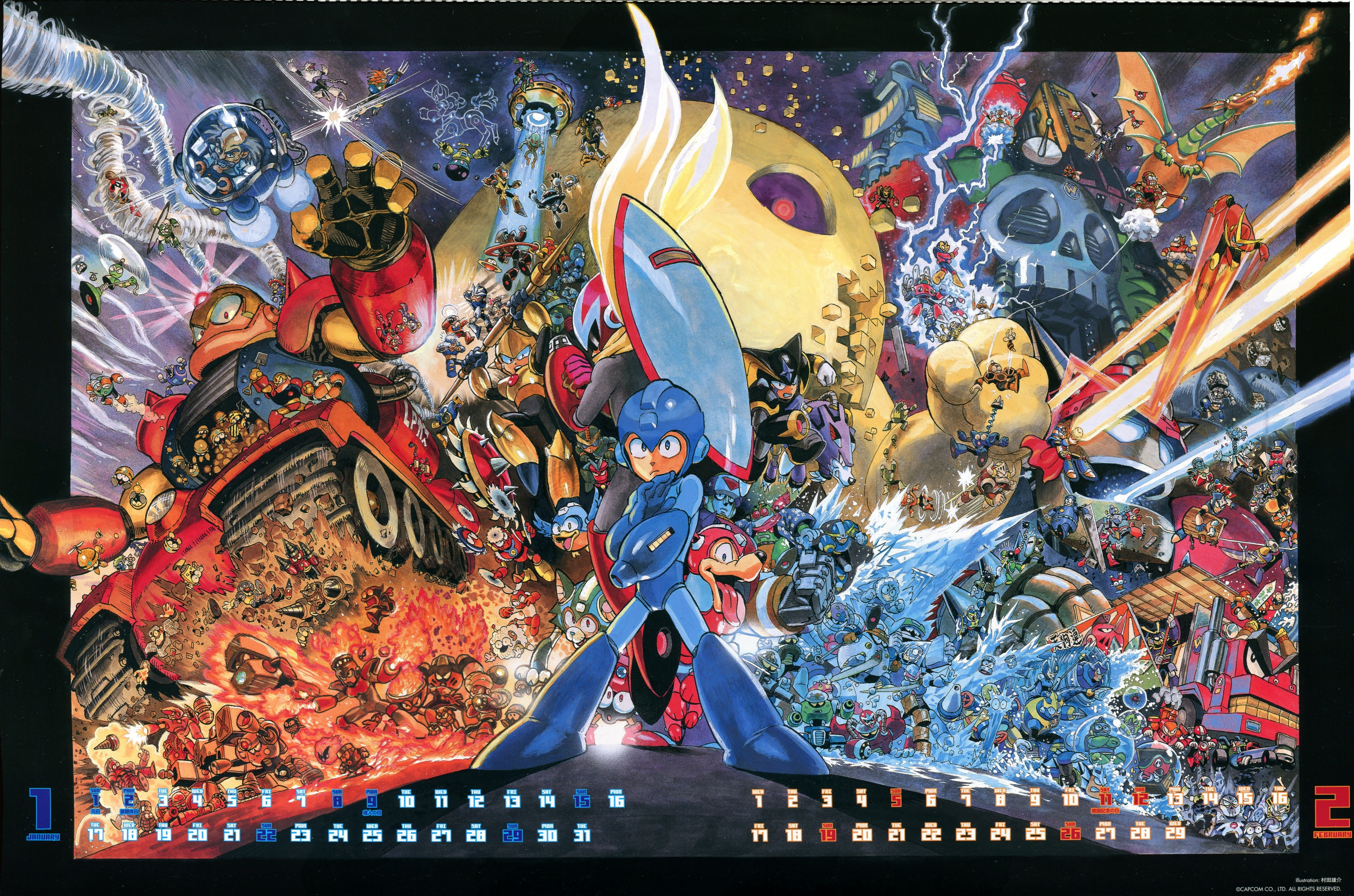 Mega Man HD Wallpaper | Background Image | 3492x2311