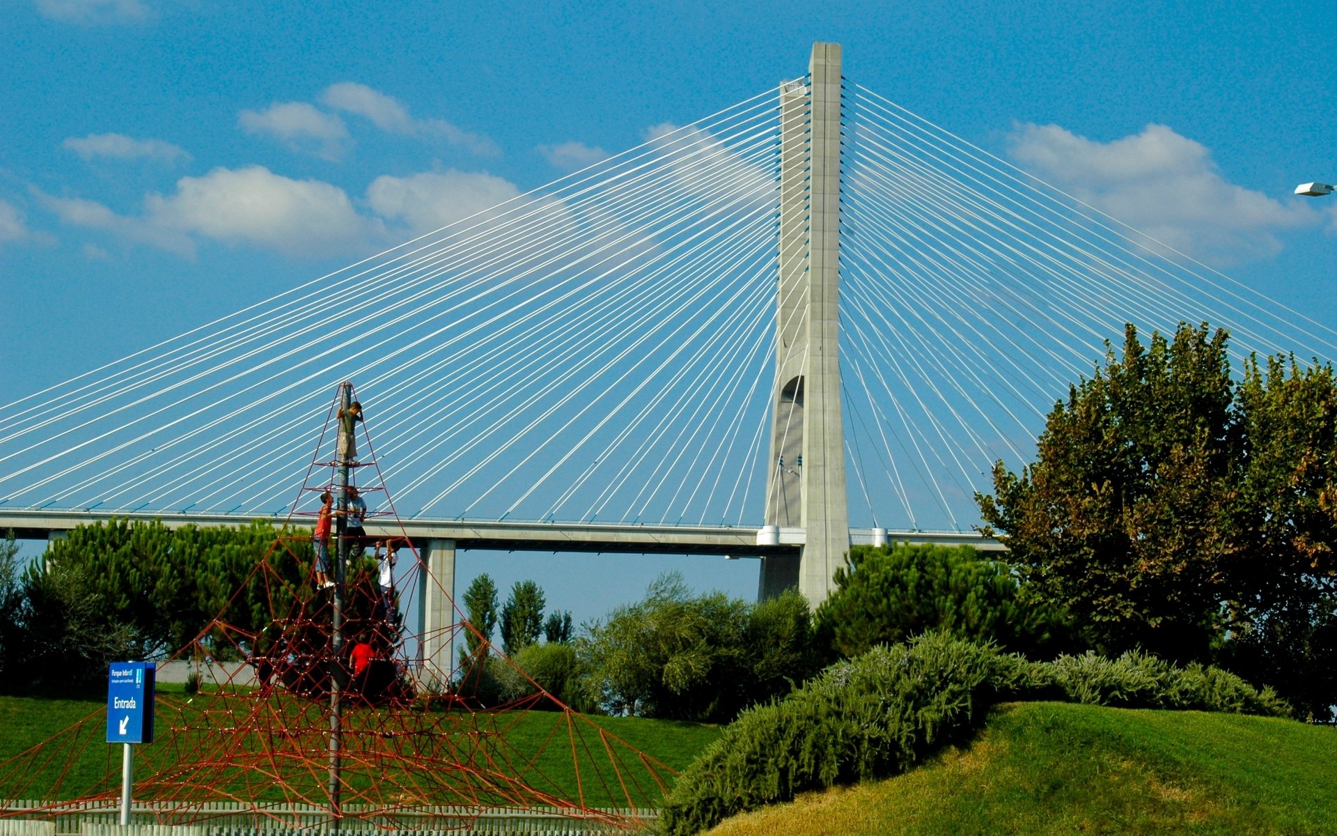 Download Man Made Vasco Da Gama Bridge HD Wallpaper