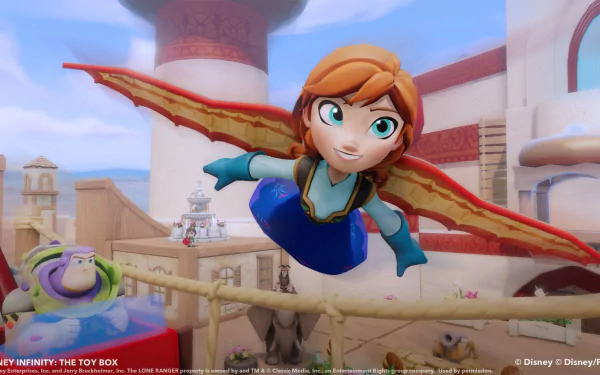 Buzz Lightyear Anna (Frozen) video game Disney Infinity HD Desktop Wallpaper | Background Image