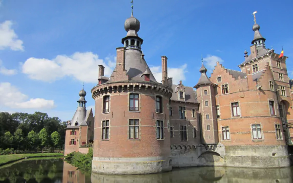 man made Ooidonk Castle HD Desktop Wallpaper | Background Image