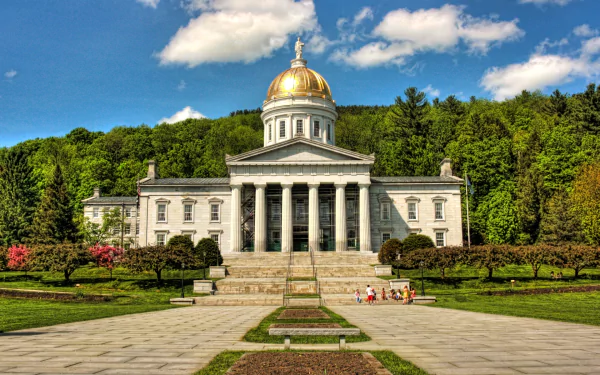 man made Vermont State House HD Desktop Wallpaper | Background Image