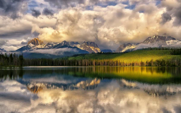  Stormy Sawtooth Sunrise by Filip Kuntz