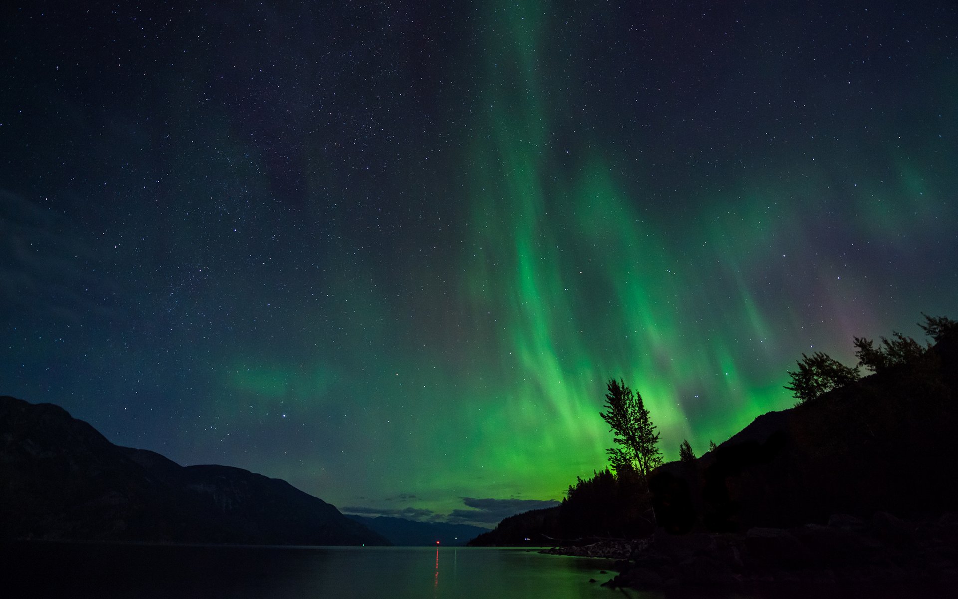 Download Night Nature Aurora Borealis HD Wallpaper by Shane Black