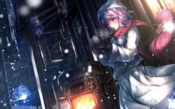 Anime Touhou Winter Sakuya Izayoi HD Wallpaper | Background Image