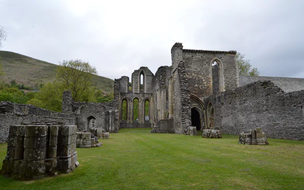 religious Valle Crucis Abbey HD Desktop Wallpaper | Background Image