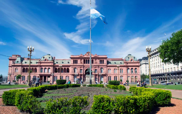 man made Casa Rosada HD Desktop Wallpaper | Background Image