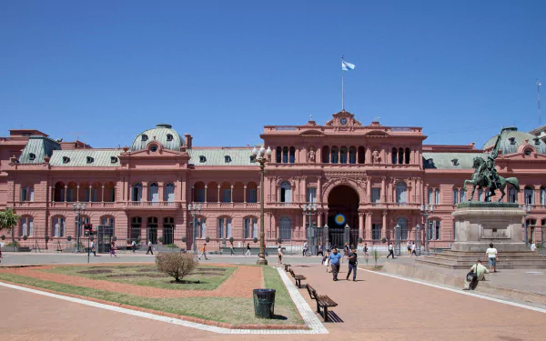 man made Casa Rosada HD Desktop Wallpaper | Background Image