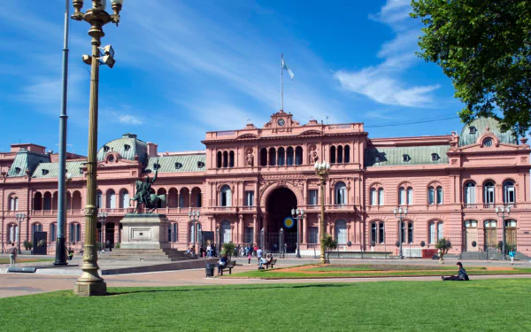 man made Casa Rosada HD Desktop Wallpaper | Background Image