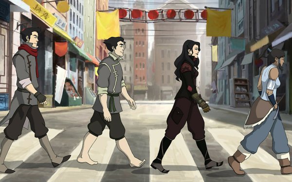 Anime Avatar: The Legend Of Korra Avatar (Anime) Abbey Road Korra Bolin Mako Asami Sato HD Wallpaper | Background Image