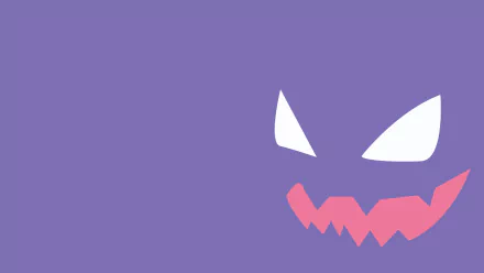 minimalist Haunter (Pokémon) video game Pokemon Minimalist Gaming HD Desktop Wallpaper | Background Image