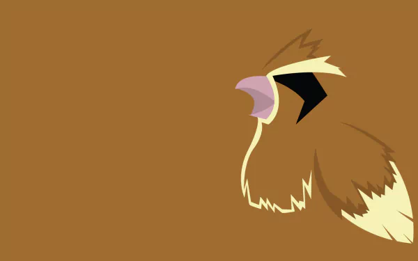 minimalist Pidgey (Pokémon) video game Pokemon Minimalist Gaming HD Desktop Wallpaper | Background Image