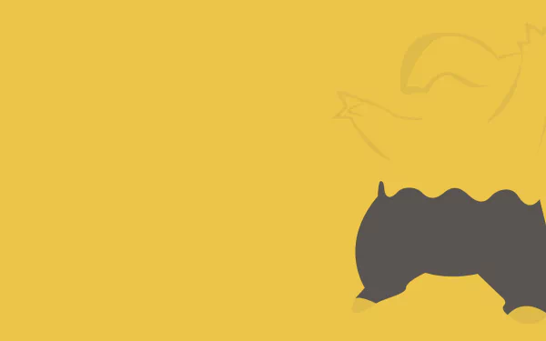 minimalist Drowzee (Pokémon) video game Pokemon Minimalist Gaming HD Desktop Wallpaper | Background Image