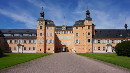 man made Schwetzingen Palace HD Desktop Wallpaper | Background Image