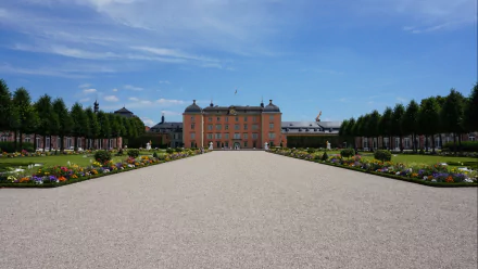 man made Schwetzingen Palace HD Desktop Wallpaper | Background Image