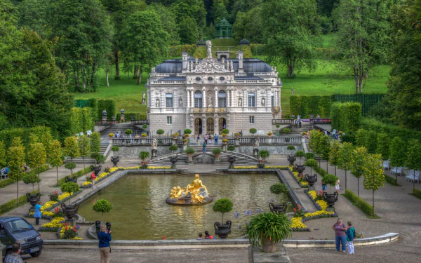 man made Linderhof Palace HD Desktop Wallpaper | Background Image