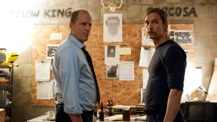Woody Harrelson Matthew McConaughey TV Show True Detective HD Desktop Wallpaper | Background Image