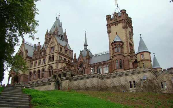 Germany Drachenburg Castle man made Schloss Drachenburg HD Desktop Wallpaper | Background Image