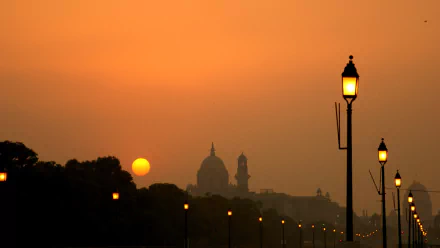 man made Rashtrapati Bhavan HD Desktop Wallpaper | Background Image