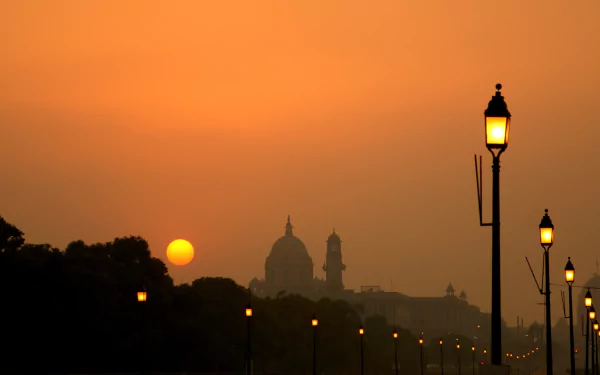 man made Rashtrapati Bhavan HD Desktop Wallpaper | Background Image