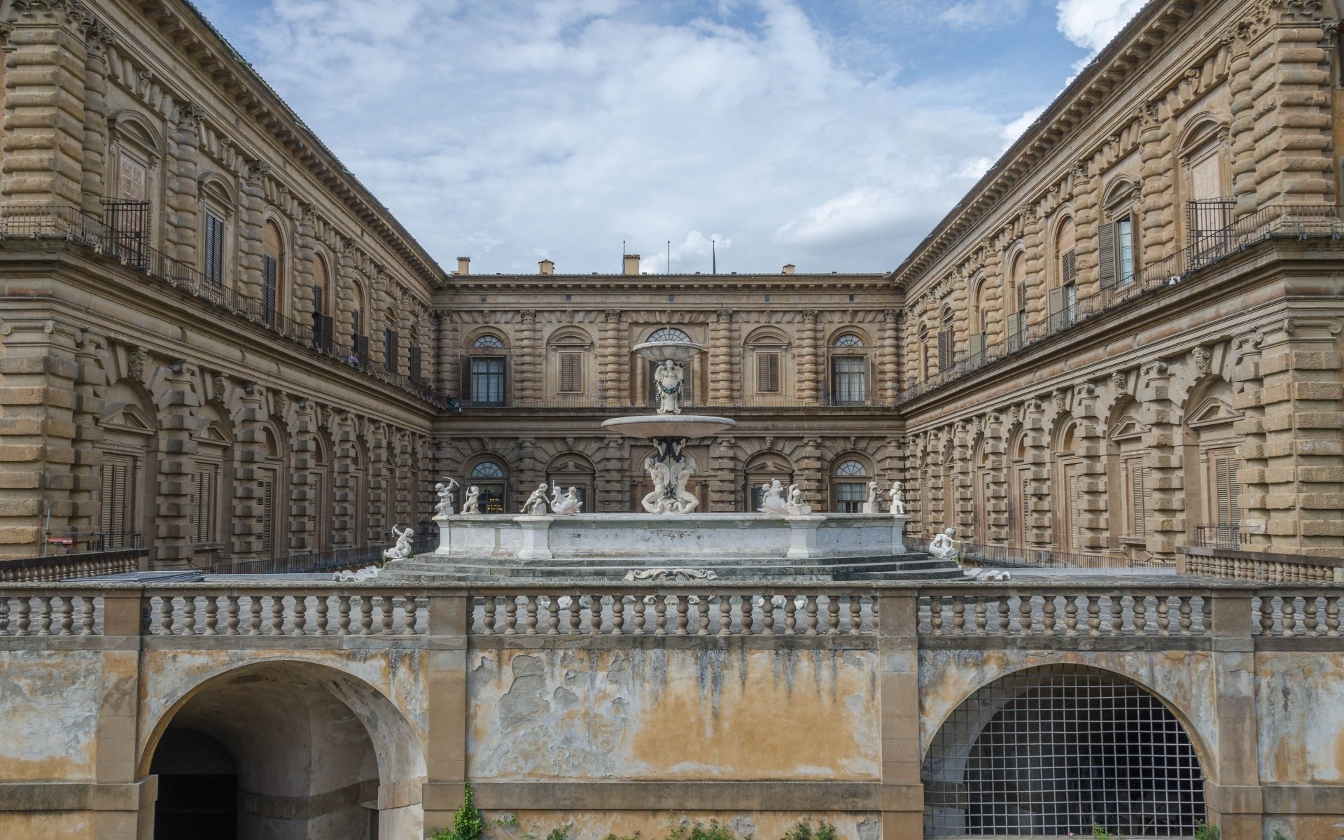Download Man Made Palazzo Pitti HD Wallpaper
