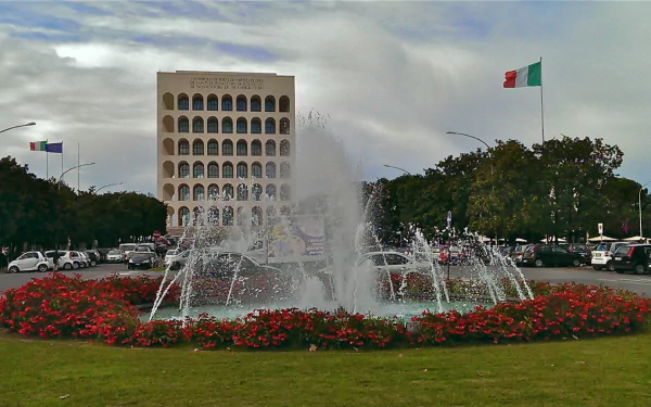 man made Square Colosseum HD Desktop Wallpaper | Background Image