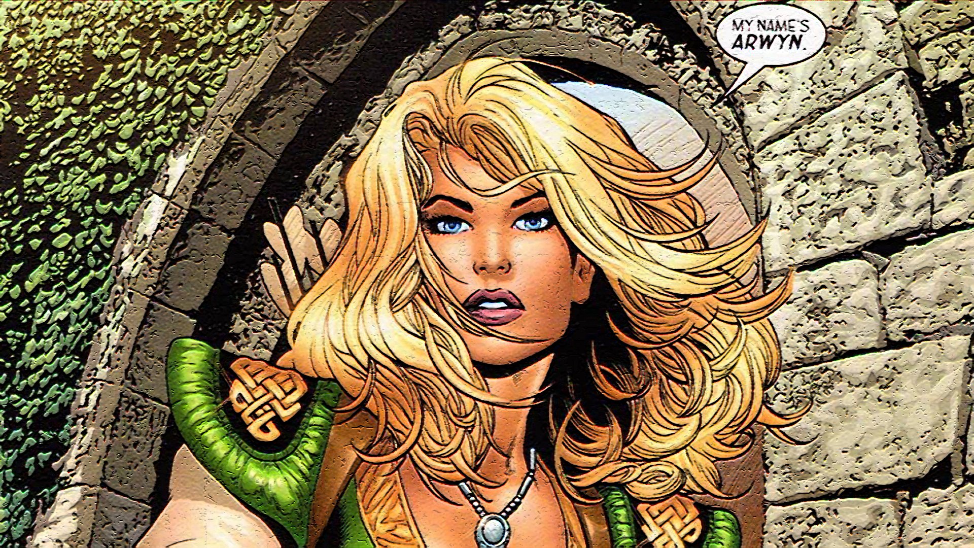 Download Comic Arwyn HD Wallpaper