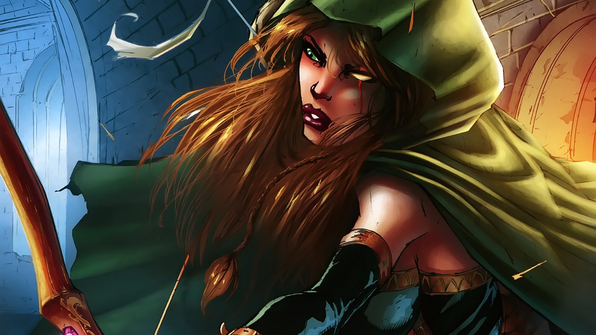 Download Comic Robyn Hood HD Wallpaper
