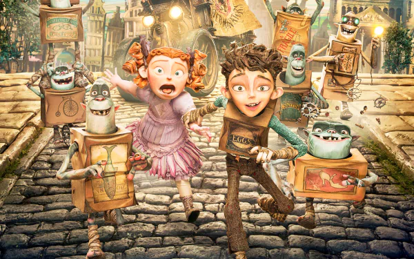 Shoe (The Boxtrolls) Fish (The Boxtrolls) Winnie (The Boxtrolls) Eggs (The Boxtrolls) movie The Boxtrolls HD Desktop Wallpaper | Background Image