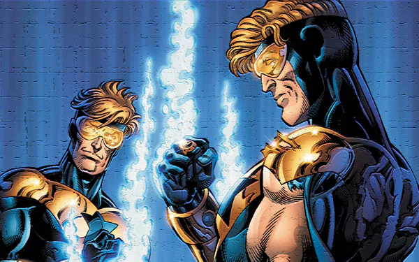 Comic Booster Gold HD Desktop Wallpaper | Background Image